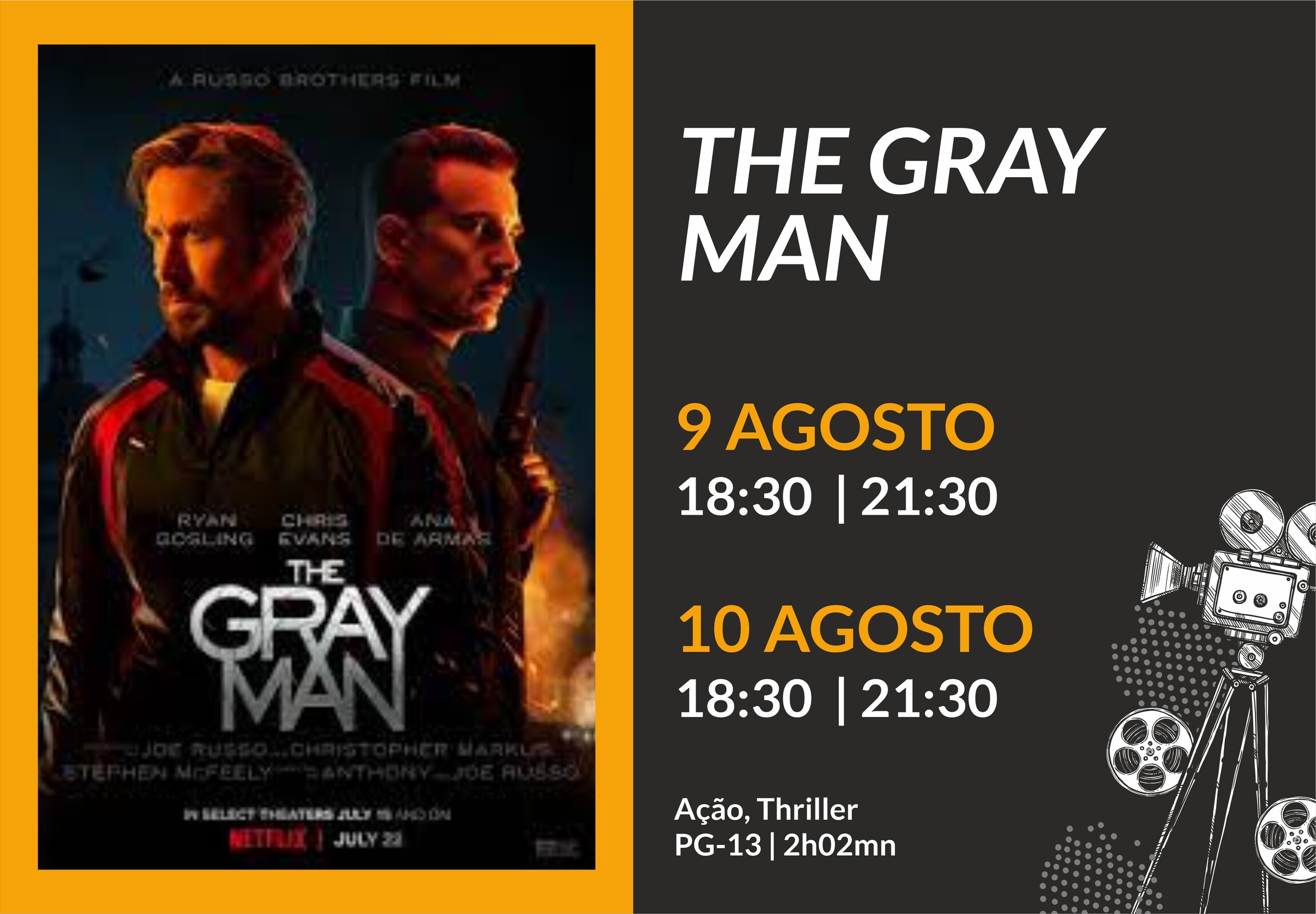 The Gray Man - cinema ação