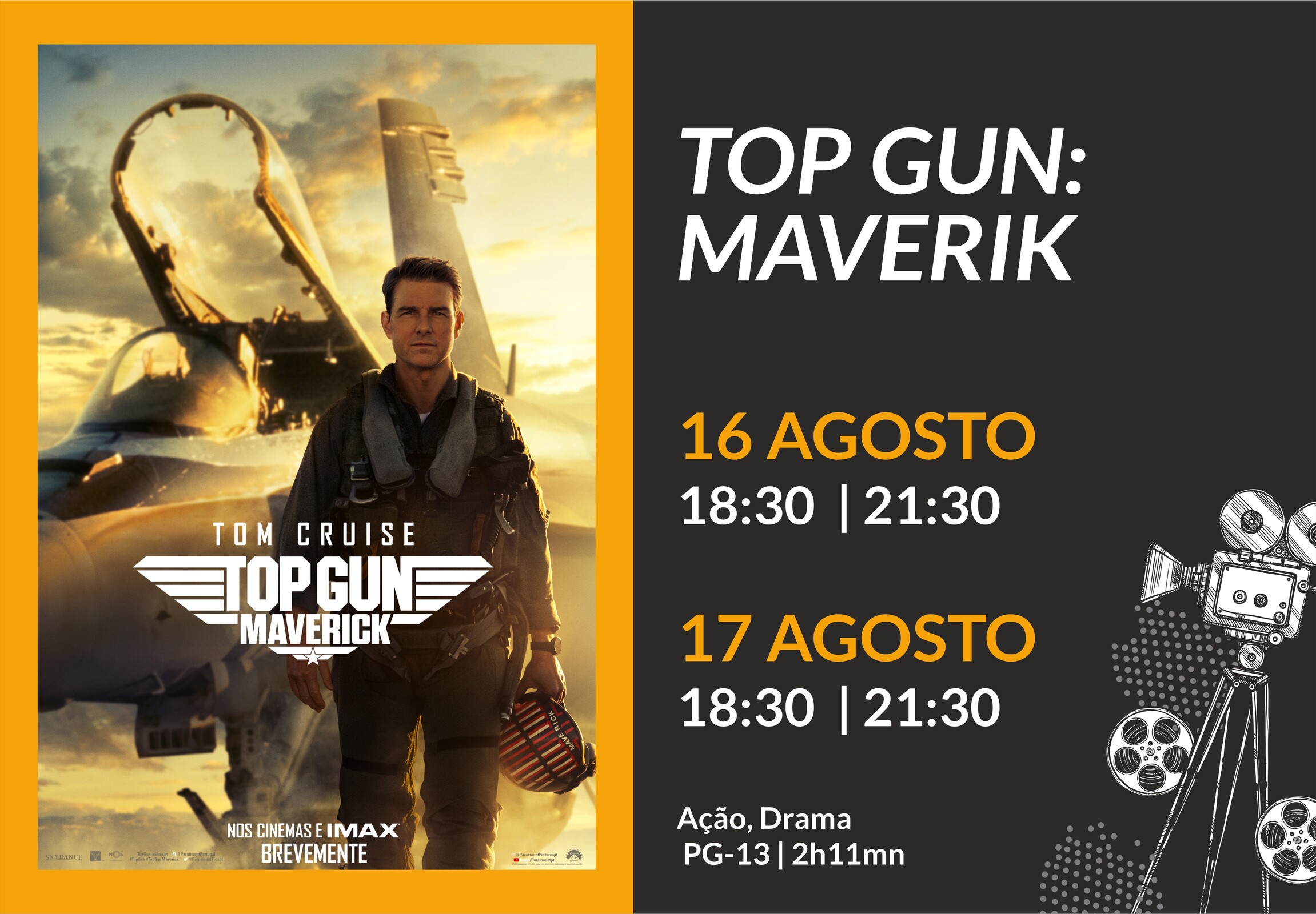  Top Gun: Maverick - Cinema Ação