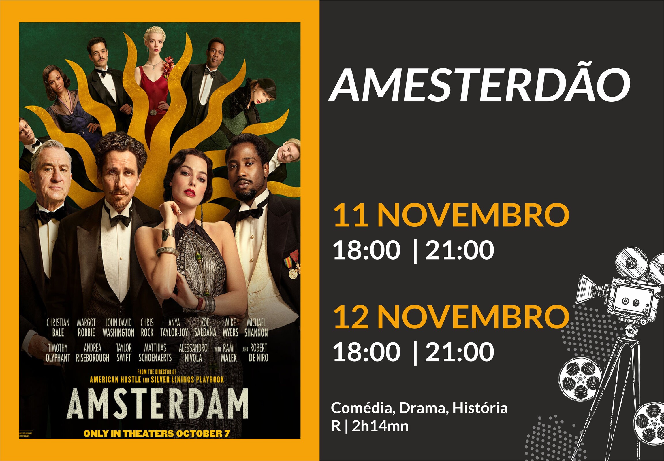Cinema: Amesterdão 