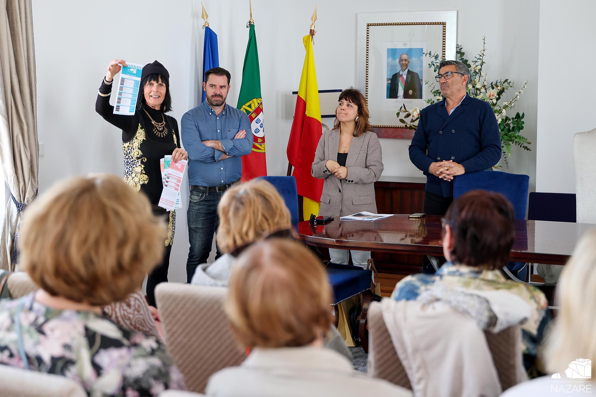 Grupo de Professores da Letónia efetua visita de estudo à Universidade Sénior da Nazaré
